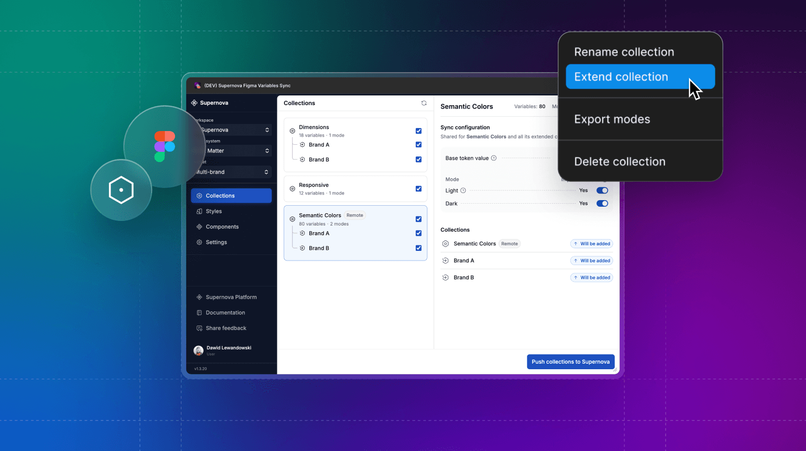 Figma Extended Collections in Supernova: Scale Multi-Brand Design Systems Without Duplication
