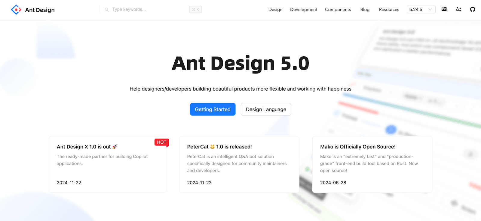 Ant Design components