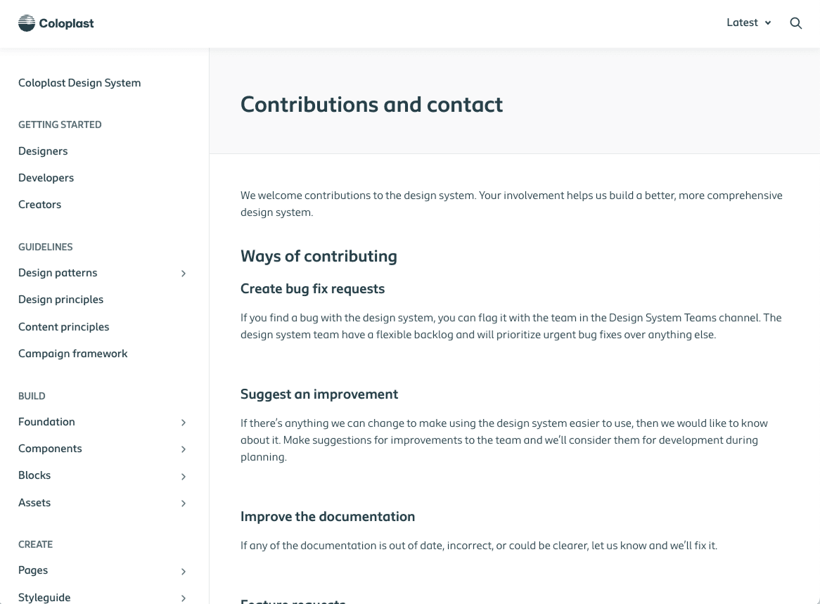 Coloplast documentation preview