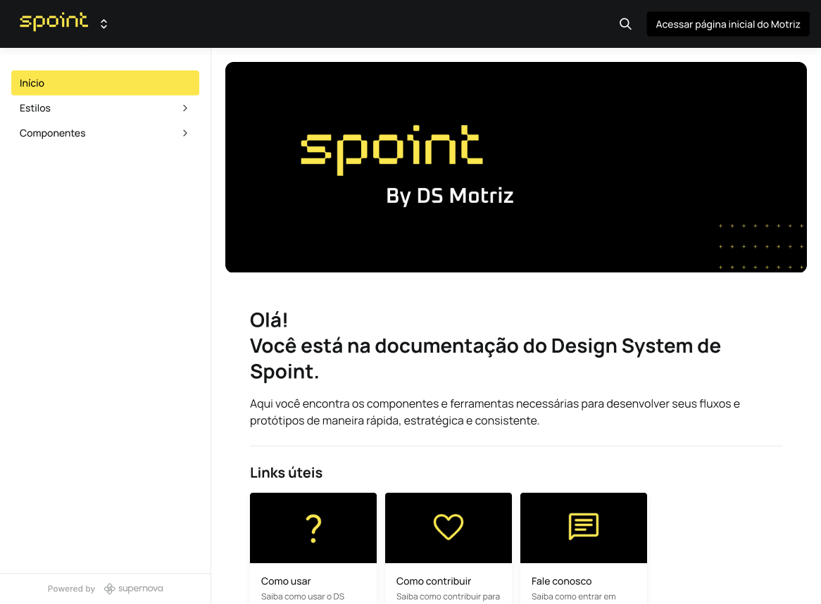Spoint documentation preview