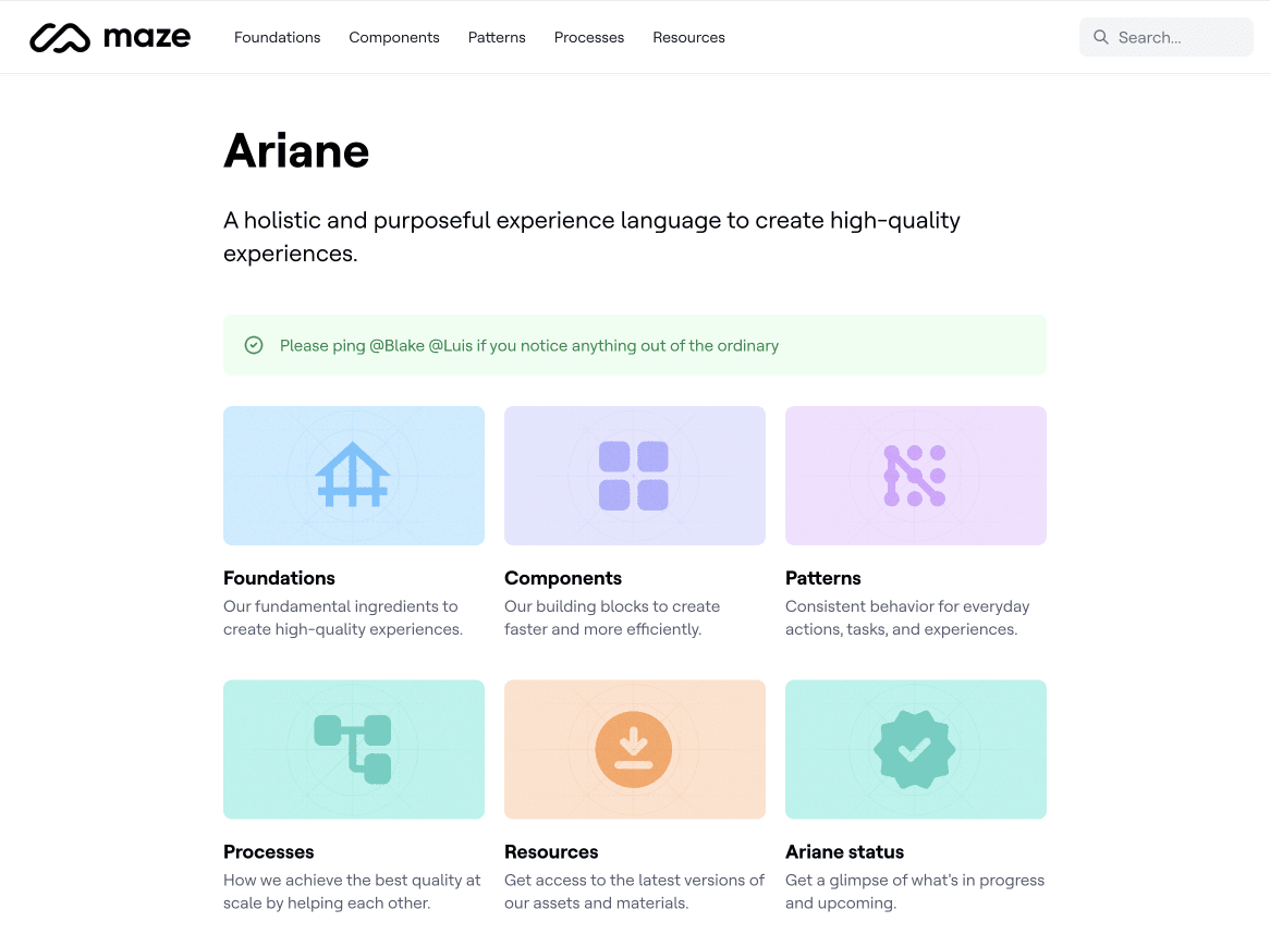Ariane documentation preview