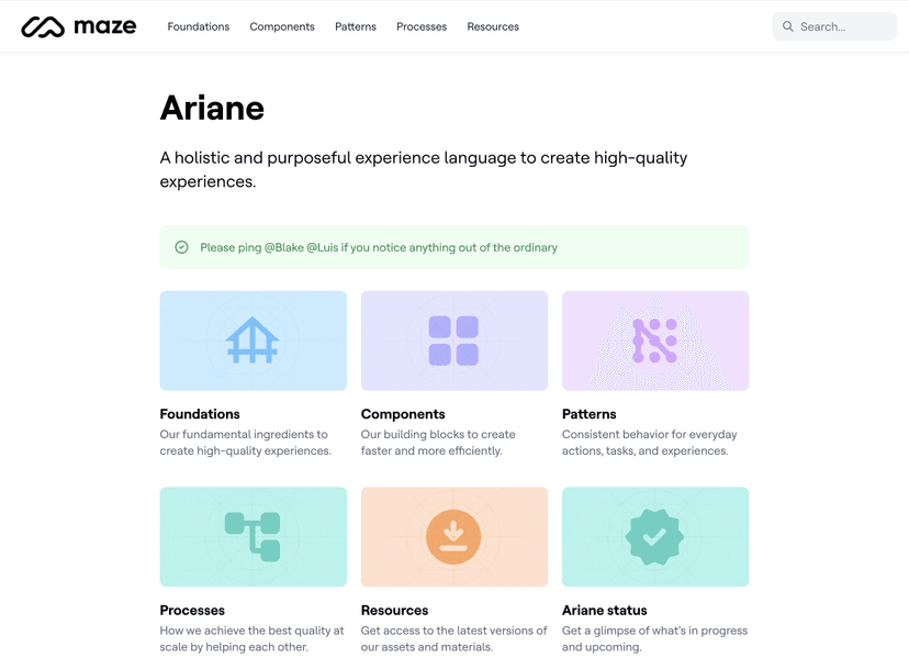 Ariane documentation preview