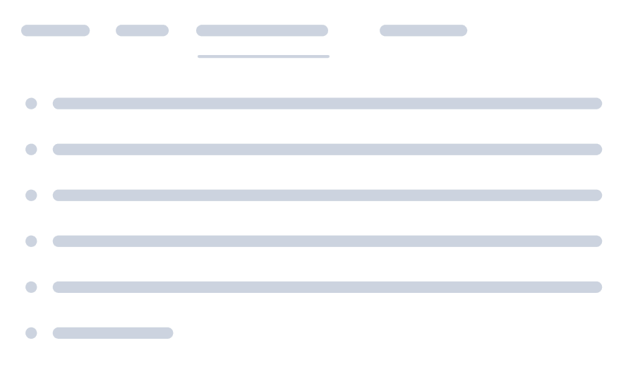 Tabs for better organization