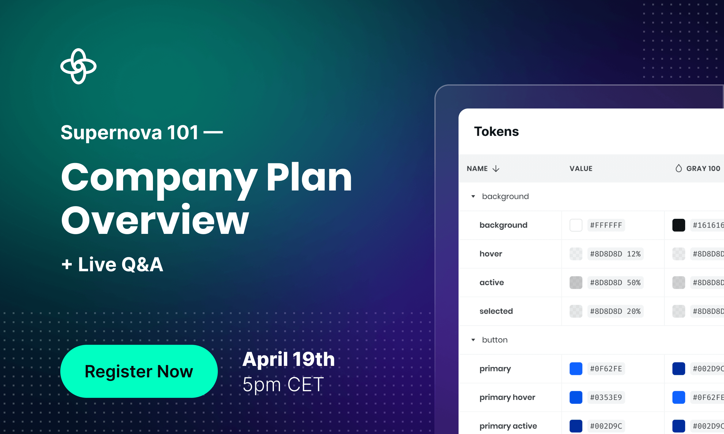 Supernova 101 β Company Plan Overview